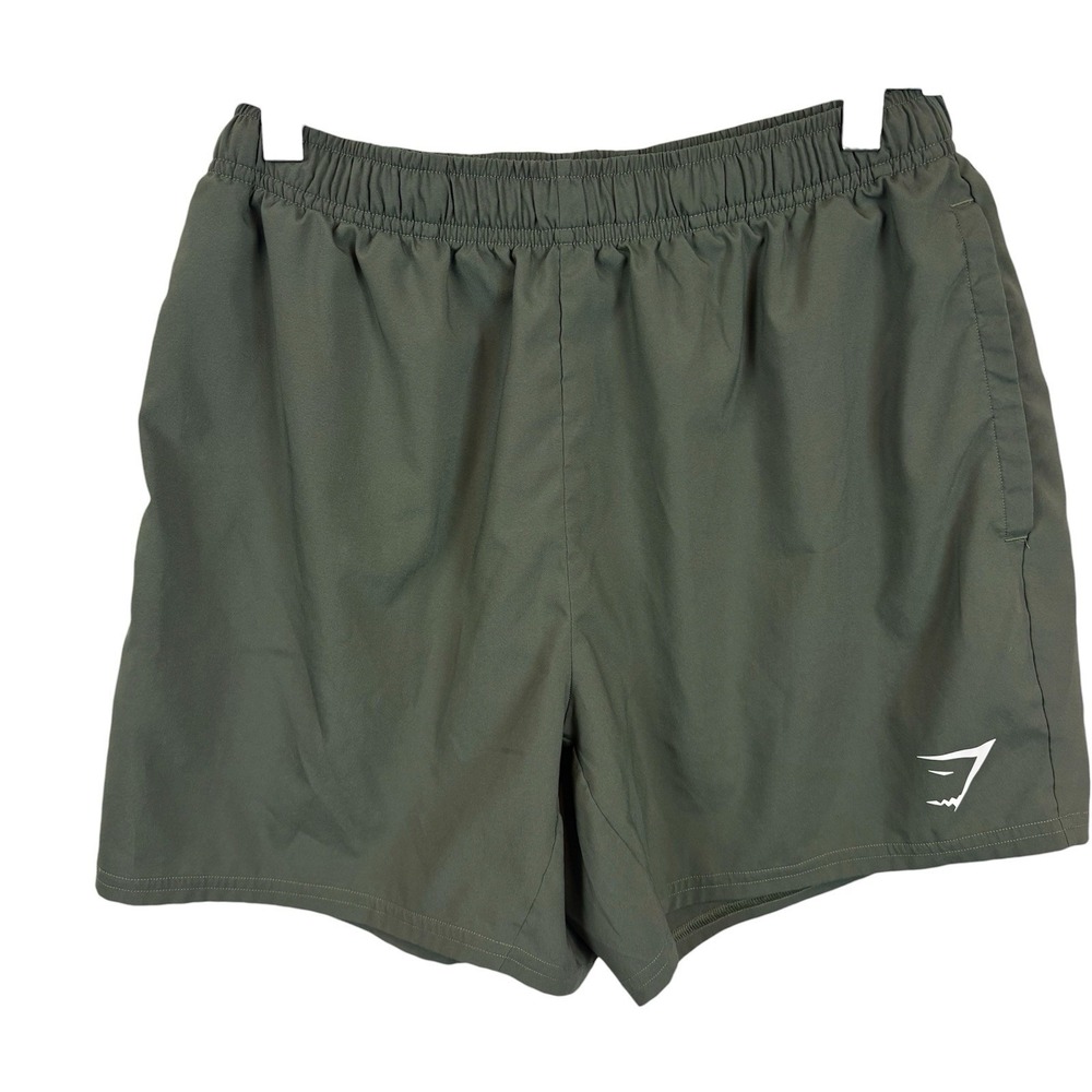 Gymshark Green Athletic Gym Training Men's 5" Short Size M A2A1m